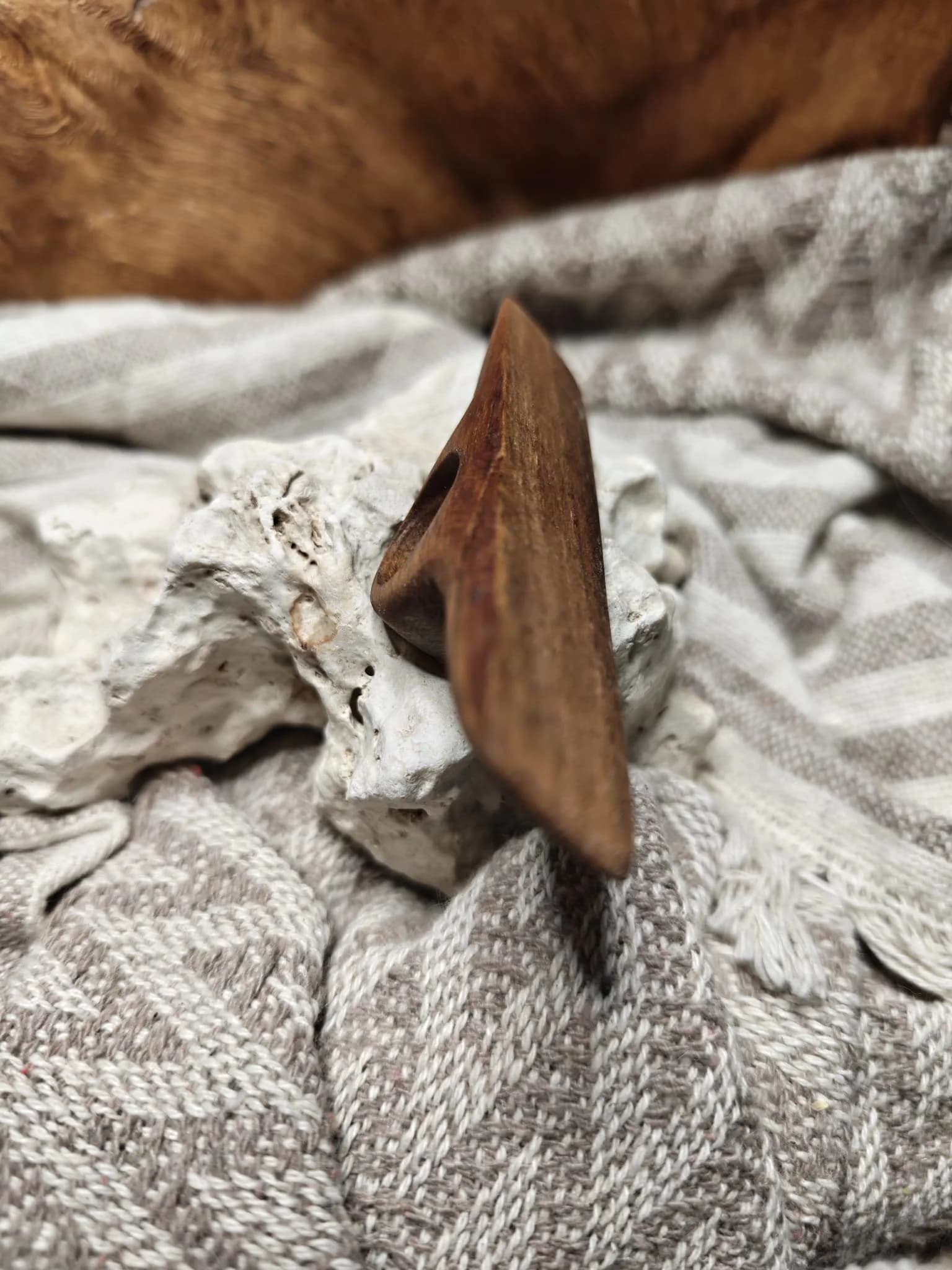 Inel sculptural nuc